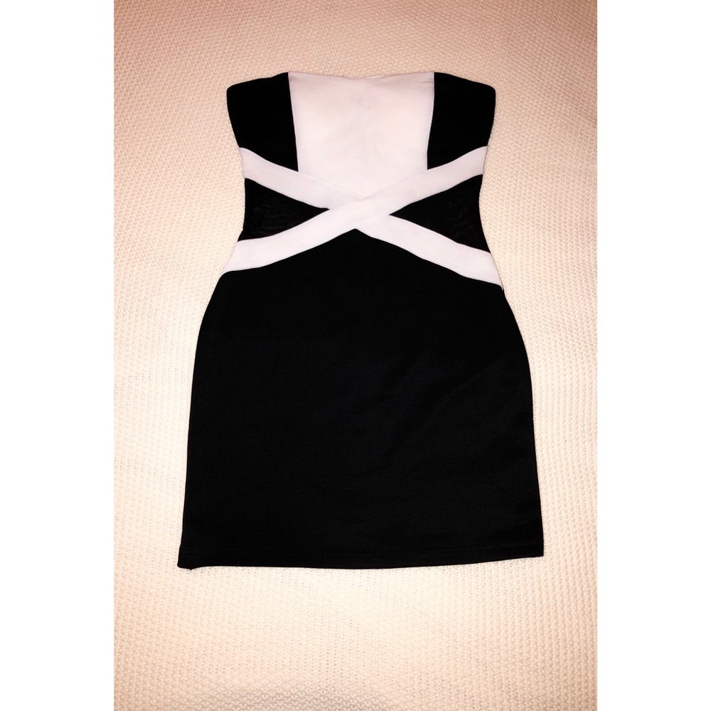 Black & White Mini Dress